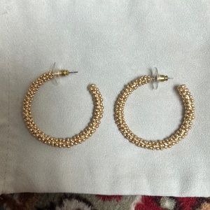 Gold plated hop earrings